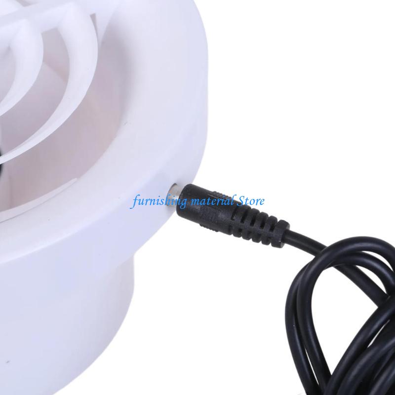 Y5GD Household Exhaust Fan DC12V Efficient Wall Exhaust Fan for Bathrooms, Toilets, Kitchens Ventilation Fan