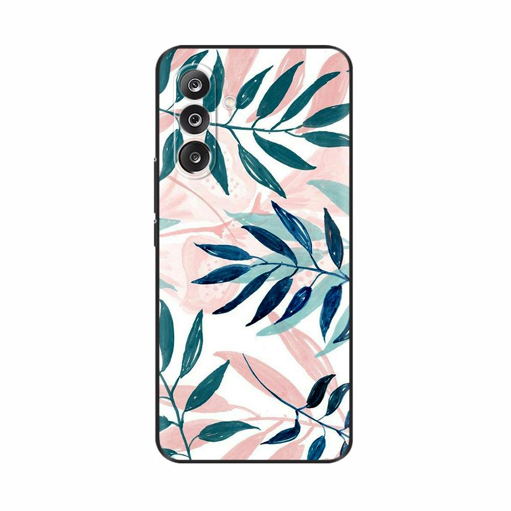 For Samsung M36 5G Case M366B Cute Flowers Cat Painted Shockproof Silicone Back Cover For Samsung Galaxy M36 M35 M34 Phone Cases