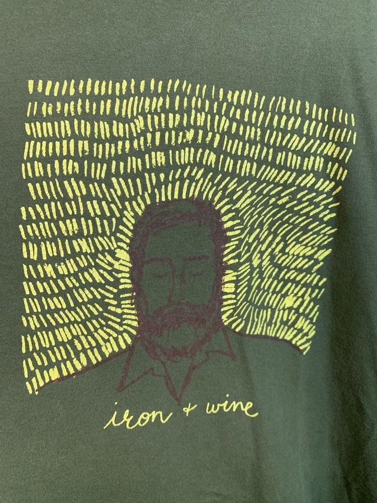 

Vintage Iron amp Wine World Tour Millitary Green S to 5XL Unisex Shirt ZL545 Unisex T-Shirt XXXXL