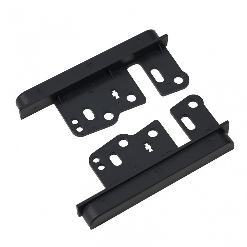 2pcs Stereo Mounting Bracket ABS Black DVD Player Din
