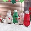 Cute Handmade Christmas Tree Decoration Soft Decorative Christmas Creative Cartoon Xmas Desktop Ornament Christmas Day