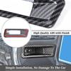 Carbon Fiber Rear License Light Plate Lamp Cover Trim For Dodge Ram 1500 2018+
