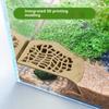 Aquarium Hidden Cave Shelter For Small Fish And  Breeding Rest Play Underground Cave Fish Tank Landscape Decoration