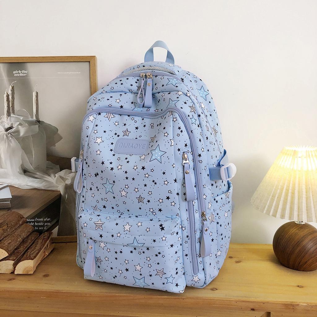 Schoolbag College Light Cute School Bag Junior High School Girl High School Student Backpack College Student Travel Commuter Backpack