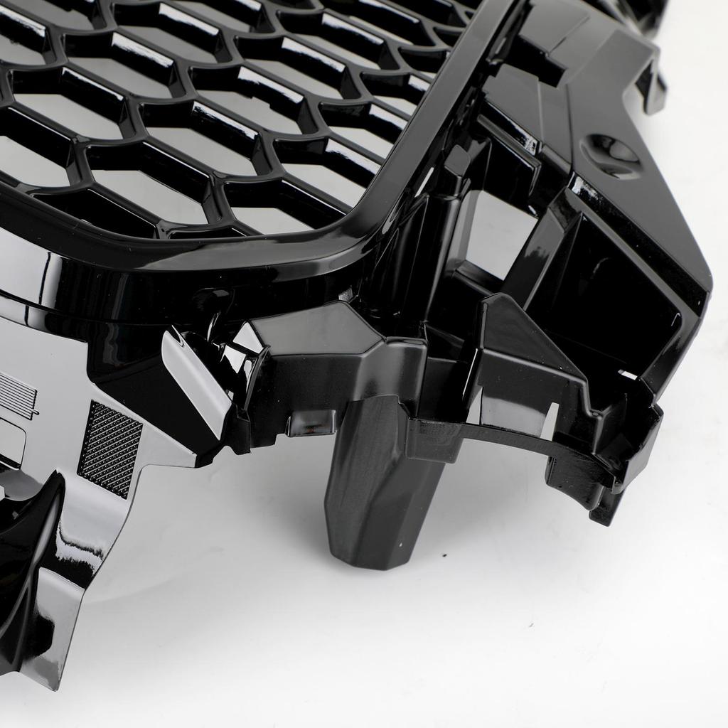 RS3 Style Front Hood Henycomb Bumper Grille Grill Fit A3 S3 2013-2016 Black