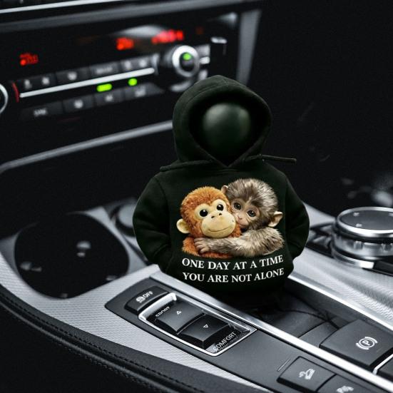 Hoodie Gear Shift Cover Funny Sweatshirt Shift Knob Sleeve for Car Easy
