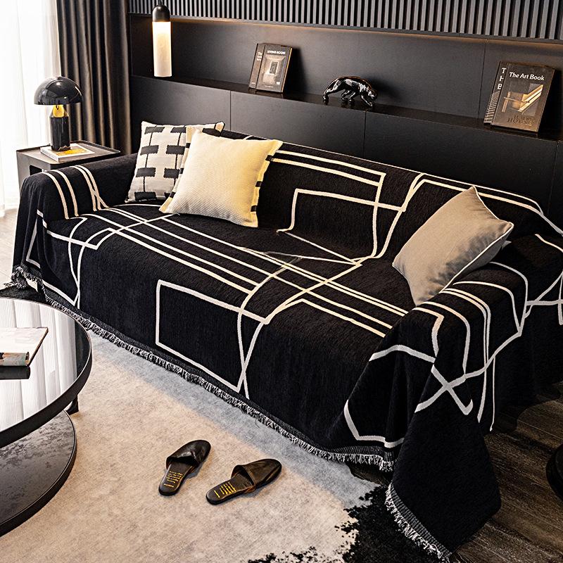 

Чехол для дивана из шенилла, полное покрытие, легкая роскошная подушка для дивана, всесезонный противоскользящий чехол для дивана с защитой от царапин от кошек 180*130cm