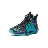 Anta Qingkuang 2 Slip Resistant Durable Low Top Basketball Shoes Kids sneaker Black Blue Green 312311116-1