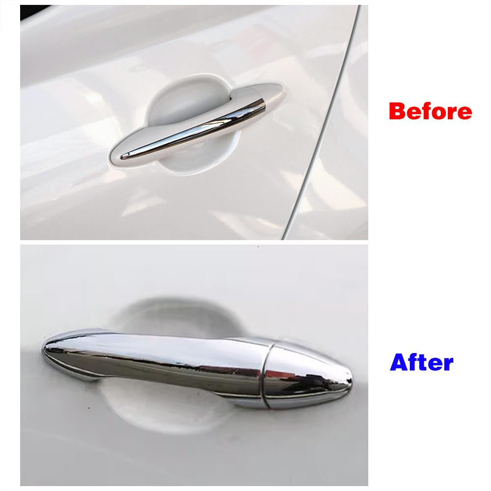 For Kia Optima K5 2010-2015 Car Chrome Styling Side Door Handle Covers Trims & Door Bowl Cover 2011 2012 2013 2014 Free Shipping