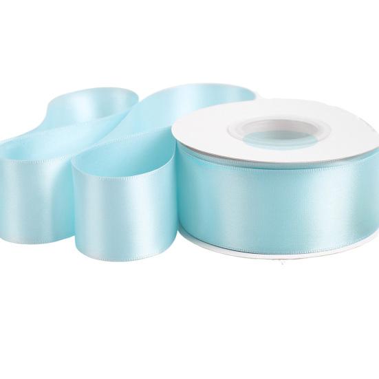40mm Width Satin Ribbon 25 Yards Double Sided Ribbon Solid Color Smooth Ribbon for Gift Wrapping Bouquets Party Decorations
