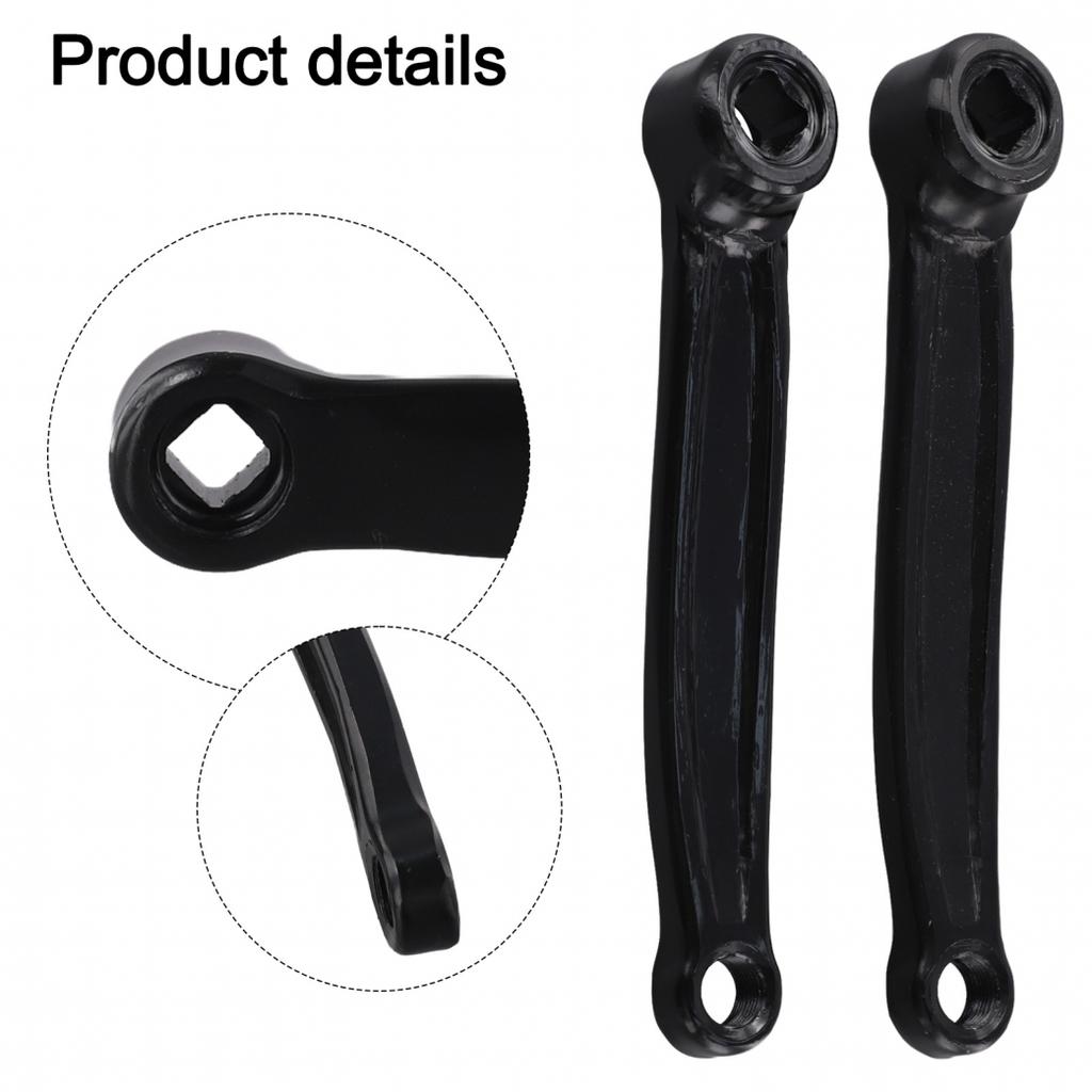 Sleek and Strong A Pair of 165mm Indoor Sports Bike Cranks Made from Iron
