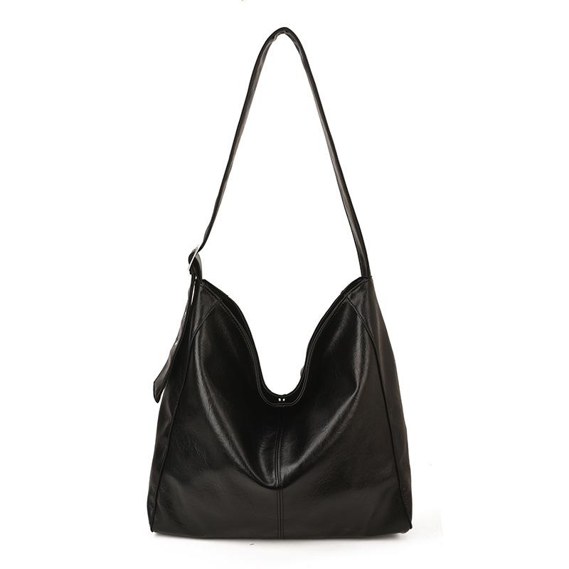 Vintage Commuter Bag Women's Large Capacity Underarm Bag Single Shoulder Messenger Bag