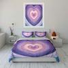 "Heart Pattern Decorative Art Set" Bedding Set with 1 Duvet Cover 2 Pillowcases Single Double King Queen, Gift