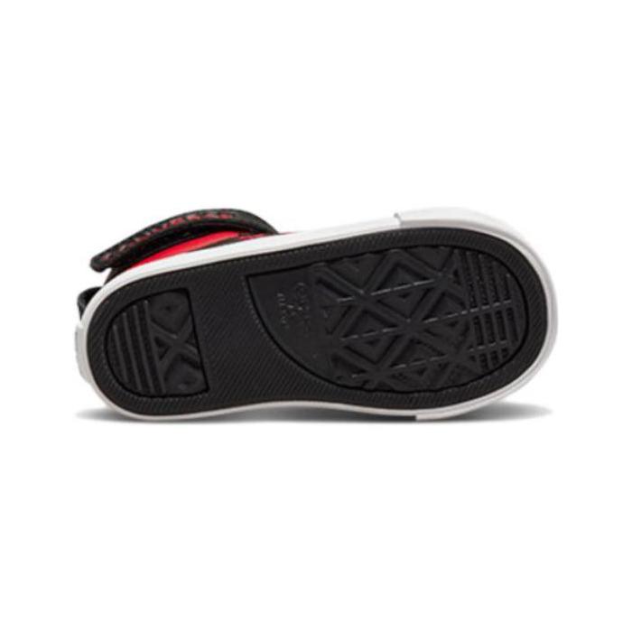 Converse Pro Blaze Strap Varsity High Top Skateboard Shoes Black Red Infant And Toddler