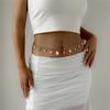 Shell Imitation Pearl Body Chain Multi-pendant Beads Belly Chain Starfish Waist Chain  Party
