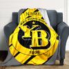 Custom Name Chelsea Heart London Crest Blanket for Couch & Bed, Plush Cozy Fuzzy Blanket Super Soft & Warm Blankets for Fall and Winter. 0908267