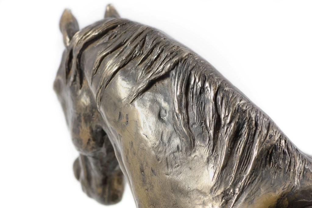 Koń Arabski I - Elegancka Statuetka, Popiersie Konia Na Kamiennej Podstawie, Trofeum Na Wyścigi Konne Marki Art-Dog