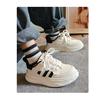 2025 Kids' Plus Velvet Non-Slip White Sports Shoes for Boys and Girls