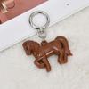 Stylish Bag Accessory Horse Keychain In 3D Design Using Premium Acrylic for Gift Giving Personal Style Lightweight Charm
