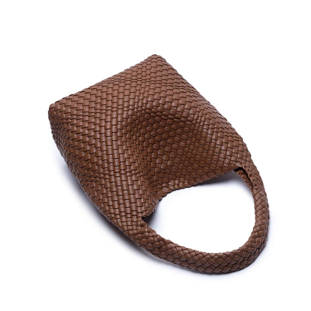 Korean-Style Hand-Woven Women's Casual Shoulder Bag with Large Capacity
