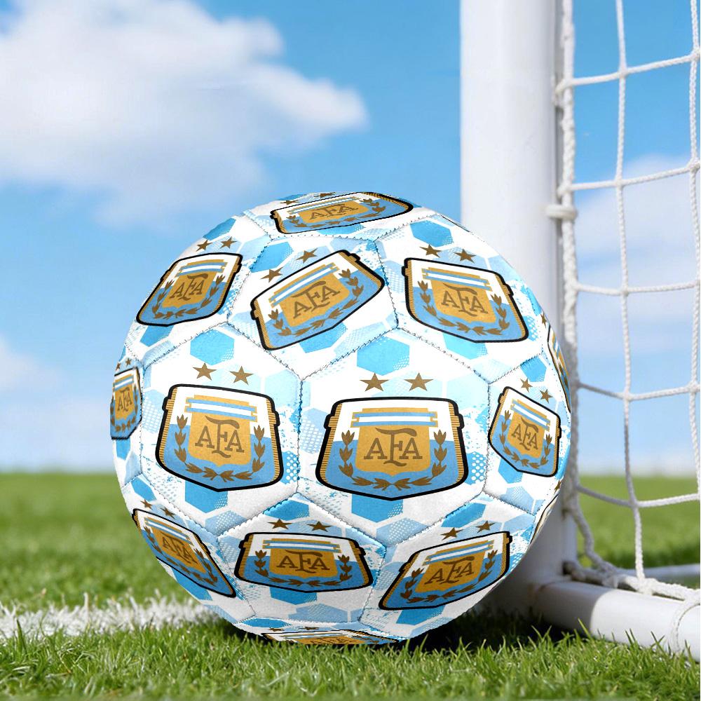 Argentina Football Club Printed Size 5 Soccer Balls, High-Quality, Anti-Slip, Protective Football, A Unique Gift , Birthdays, Christmas Gifts