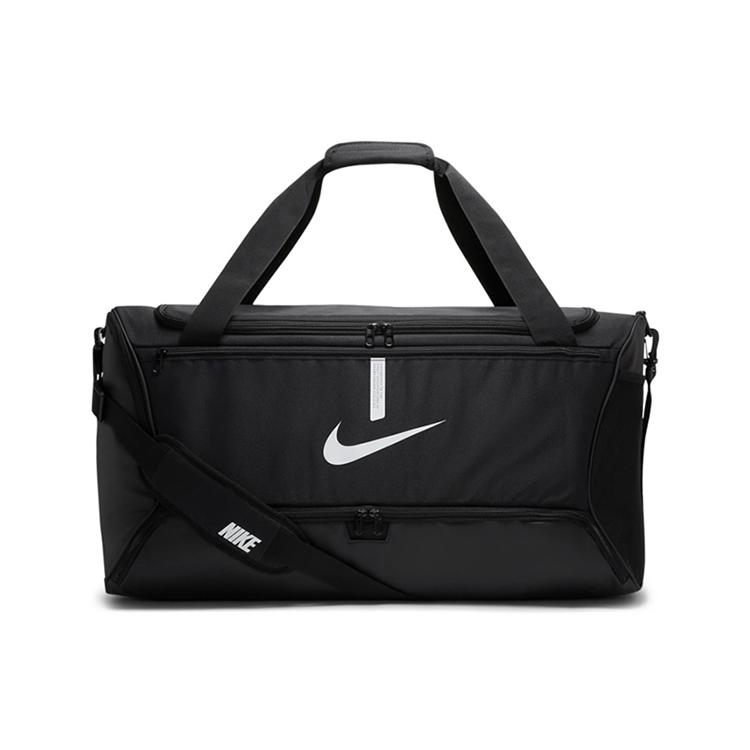 Nike Polyester One Shoulder Handbag, Travel Bag Large Unisex Black & White CU8089-010