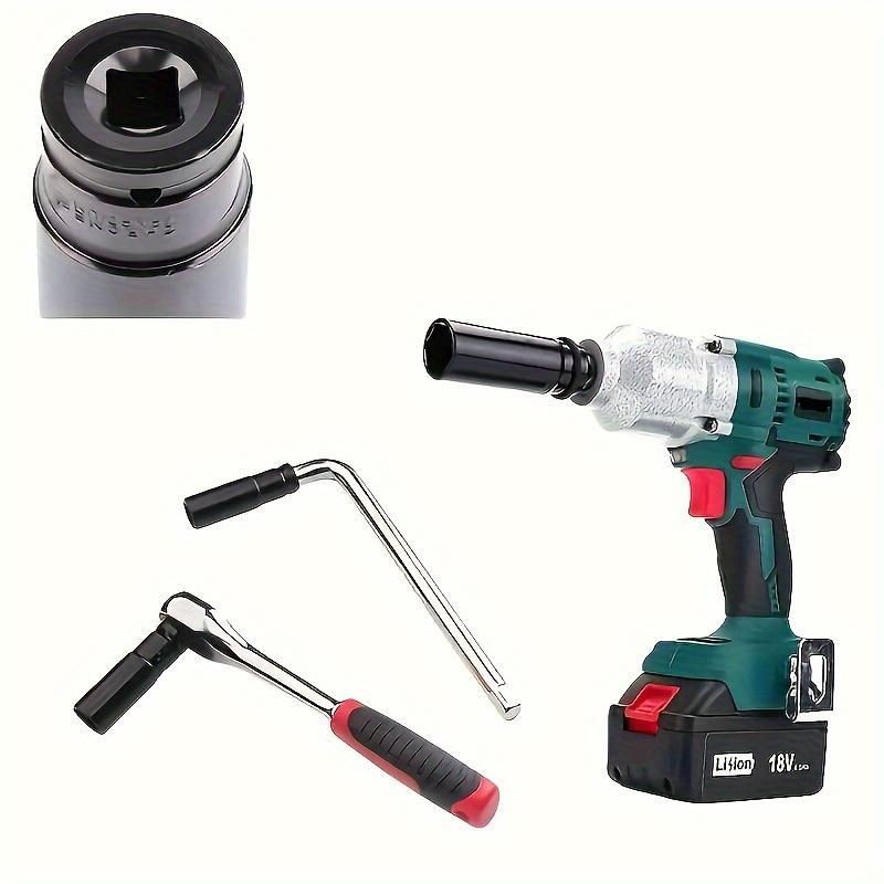 11 stk 1/2-tommers drivmetrisk dyp slagpipenøkkelsett 10 mm - 24 mm, Pipenøkkelverktøysett for elektrisk skrutrekker, Kraftig slagpipenøkkelsett med