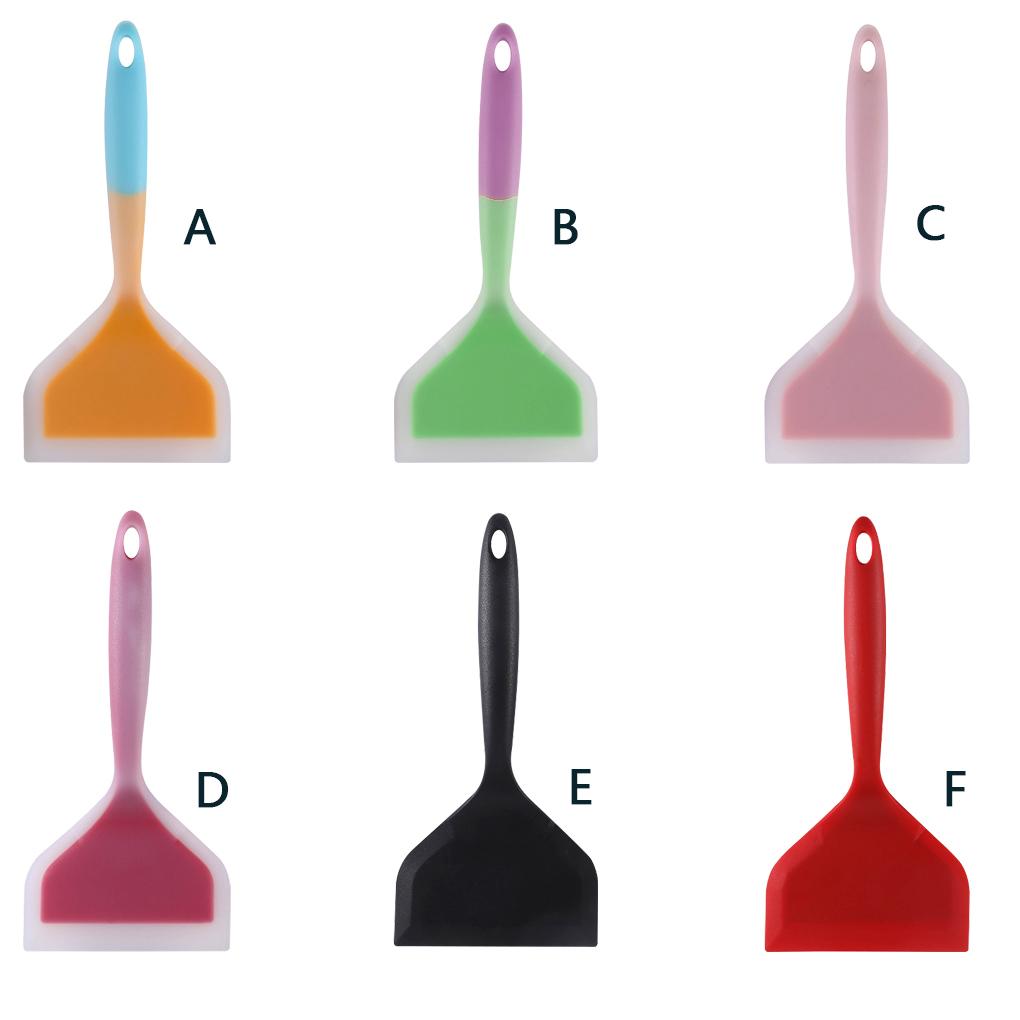 Non-stick Silicone Spatulas Beef Meat Egg Kitchen Scraper Wide Pizza Shovel