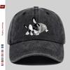 Cappellino da baseball unisex con stampa di simpatici carlini Decorazione casual per la casa Cappello da papà Cappello da camionista per il sole Fibbia lavata Copricapo regolabile