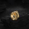 PANJBJ Anello Geometrico in Argento Sterling 925 con Giada di Hotan per Donna Ragazza Regolabile Gioielli Delicati Retrò Regalo di Compleanno Dropshipping