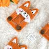 Plush Fox Sweet Id Card Holder Whimsical Animal Pendant For Easy Travel Storage And