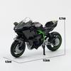 Alloy Kawasaki Simulation Ninja Motorcycle Model Toy For Play Display And