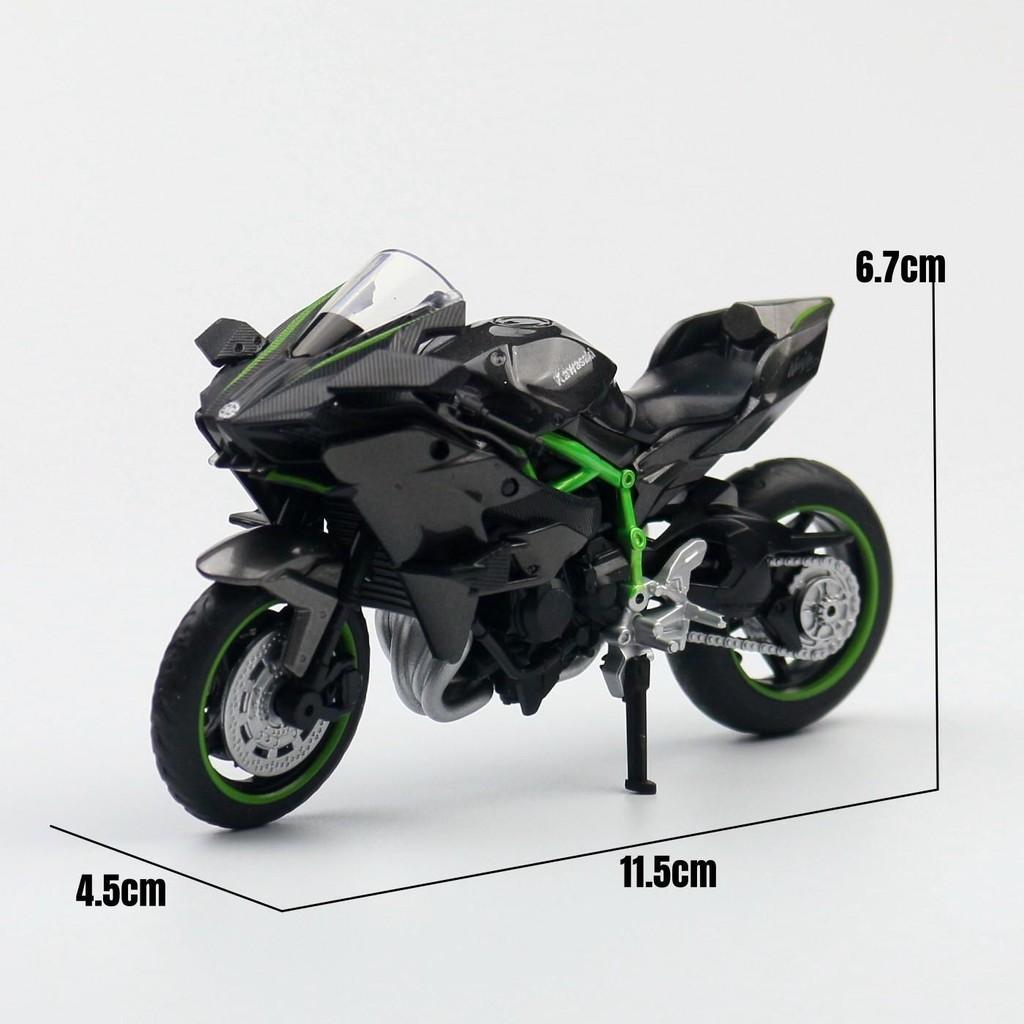 Alloy Kawasaki Simulation Ninja Motorcycle Model Toy For Play Display And
