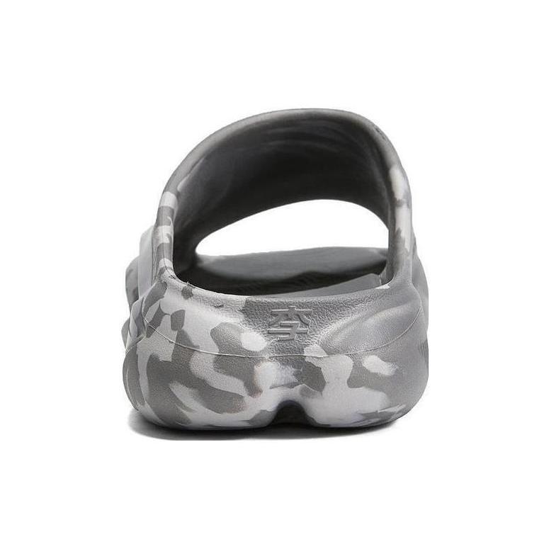 New LiNing BADFIVE Slide Slide Slippers Men's Gray White ABTT003-2
