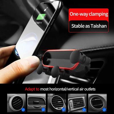 Gravity Car Phone Holder Anti-Shake Car Air Vent Mount Navigation Universal Mobile Fixed Suppor L9C2