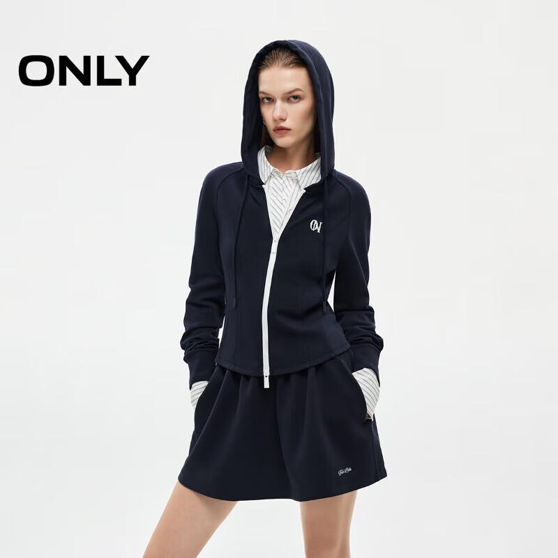 ONLY Women's 2025 Summer Colorblock Hooded Athletic Sweatshirt