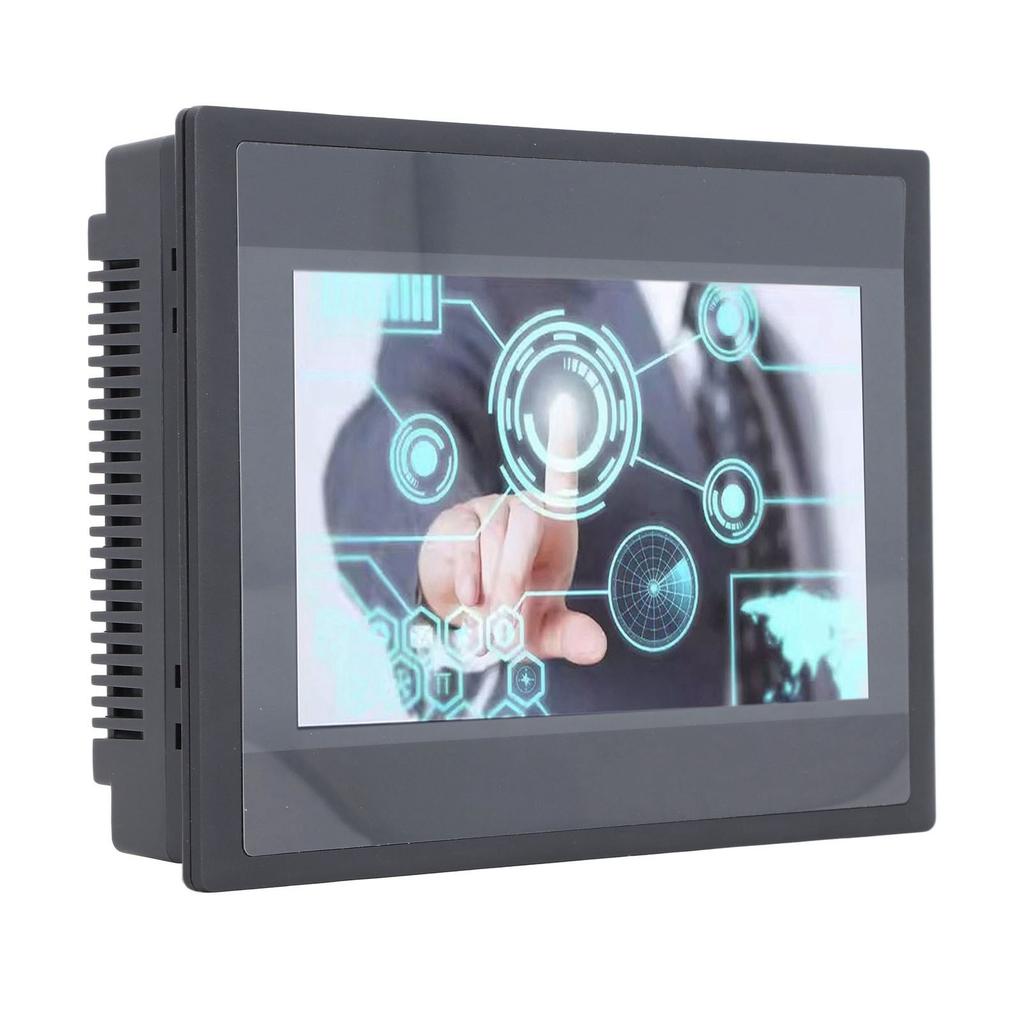 HMI Touch Screen 7in TFT LCD Display PLC Control Screen 12 in 8 Out DC 24V 5A Relay Output for