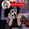 Halloween Scream Meisje Mobiele Telefoonhouder, Eng Grappige Bureau Decoratie, Creepy Horror Figuurtje Cadeau voor Halloween Feest Decoratie