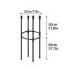 Black Garden Plant Climbing Frame Outdoor Flower Vine Support Rack Trellis for Ivy Roses Vertical Growth Decoration