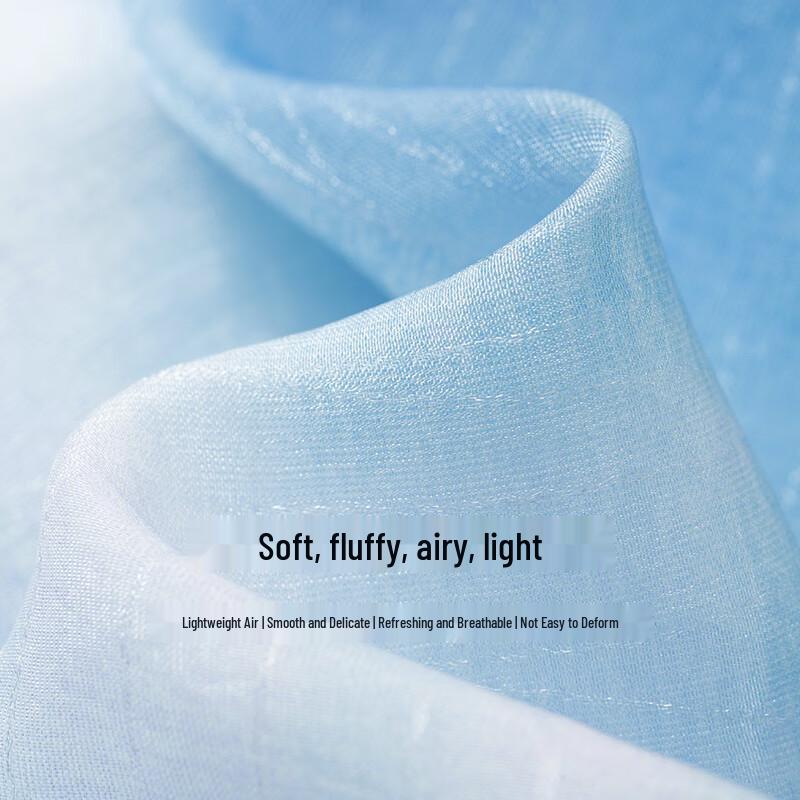 Chuyu Women's Loose Gradient Sheer Short Sleeve Shirt