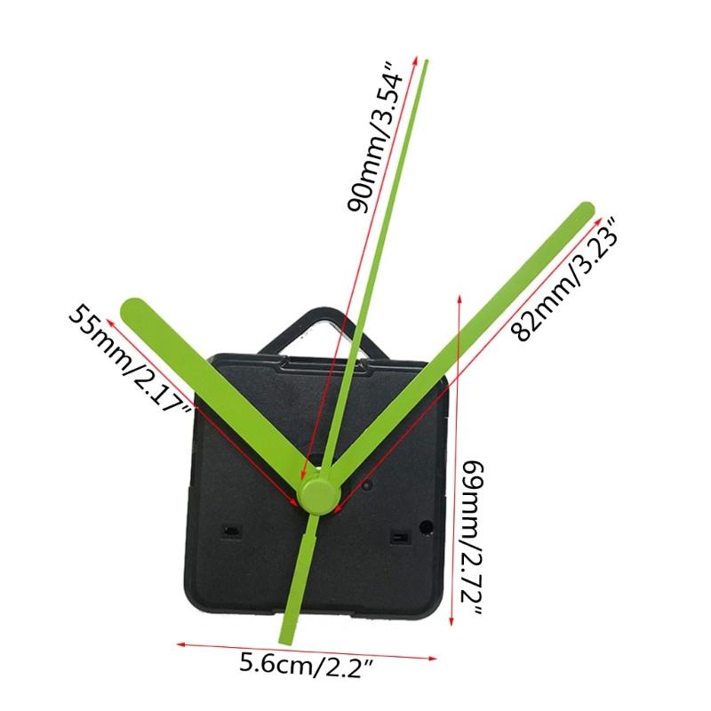 Wall Clock Movement DIY Clock Repairs Replacement Part Long-Shaft Clock Movement Mechanism Kit Clock Accessories