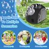 Handheld Outdoor Bubble Machine Electric With Light Bubble Toy Bubble Launcher Holiday  Gift Without Battery Bubble Water