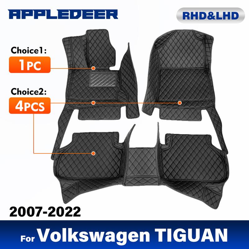 

Автомобільні килимки для Volkswagen TIGUAN 2009 2010 2011 2012 2013 2014 2015 2016 Автомобільні килимки на замовлення автомобільні килимки 2007-2016