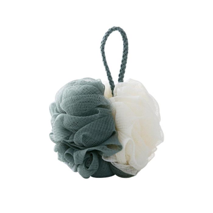 Two-color foaming rich bath ball splicing color, large bath flower bath ball bath ball, adult toiletries color matching