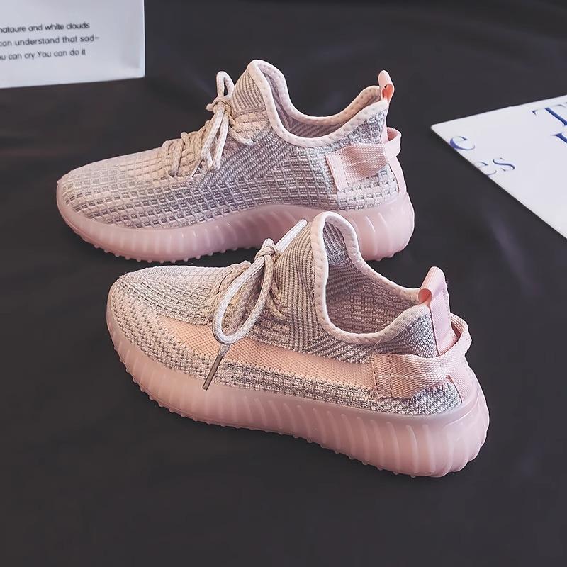 Couple shoes fly-woven coconut shoes women's 2025 new breathable mesh shoes casual versatile comfortable sports shoes men ins tide