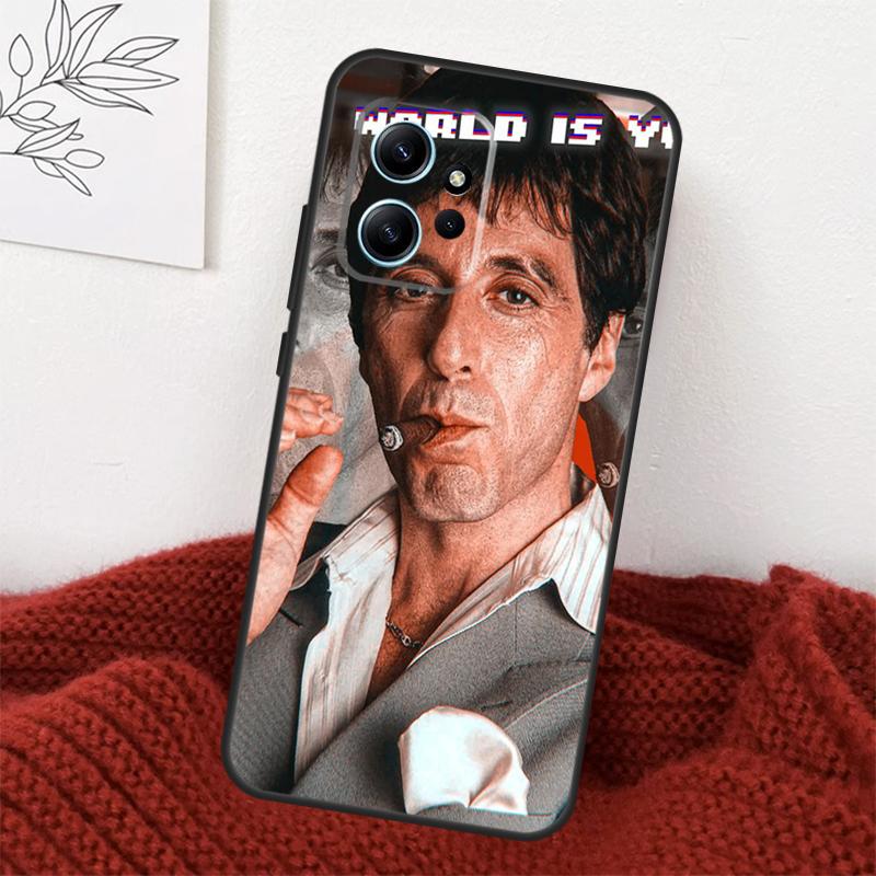 Scarfaces The World Is Yours Hülle Für Xiaomi Redmi Note 13 9 10 11 12 14 15 Pro Plus Hülle Für Redmi 15 C 12C 13C 14C 10C