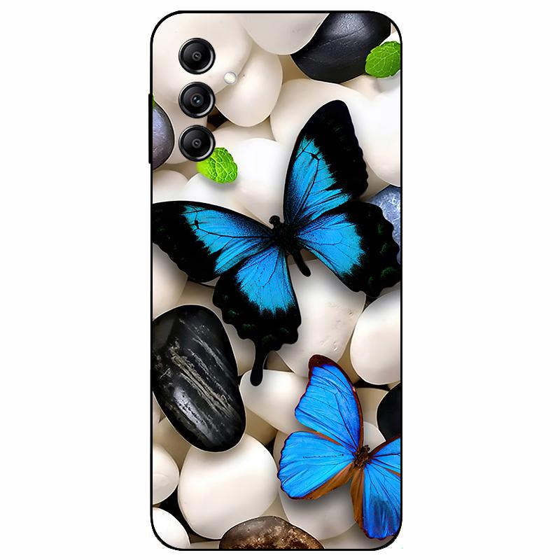 For Samsung A14 4G A 14 M14 5G Case Painted TPU Soft Silicone Black Funda for Samsung Galaxy A14 A145F Bumper GalaxyA14 M 14 Bag