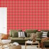 Christmas Autumn Plaid Wallpaper Coral and Red 50x1000