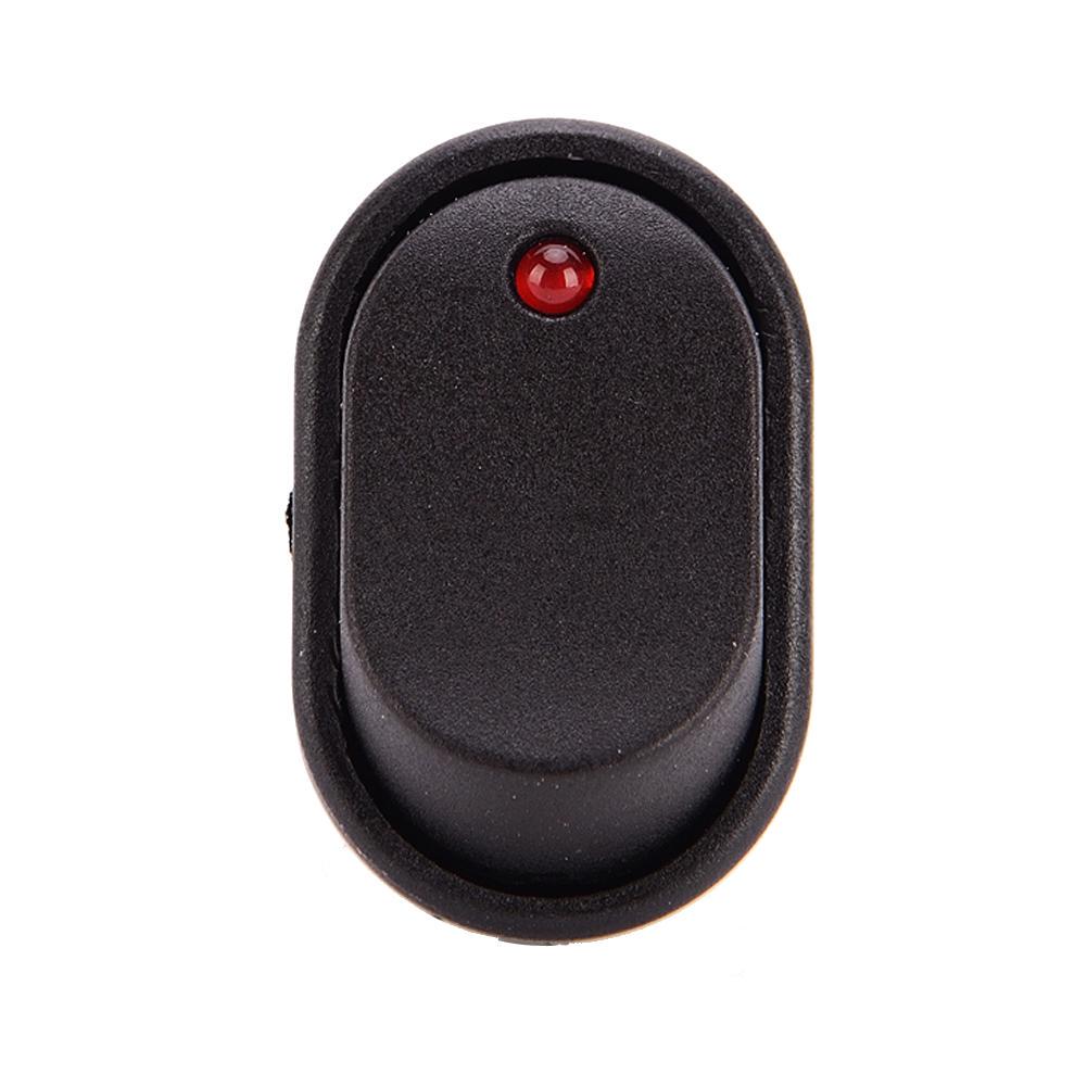 4Pcs 12V 30Amp 30A Car Boat Auto Rocker Switch ON OFF with Dot LED Light Illuminated Red Green Blue Yellow Rocker Switch