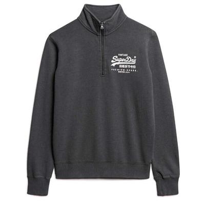 Superdry Klasik Vl Grafik yarım fermuarlı sweatshirt